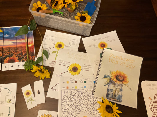 Sunflower Unit Study - Exploring God's Glory Through Nature, Art, and Science