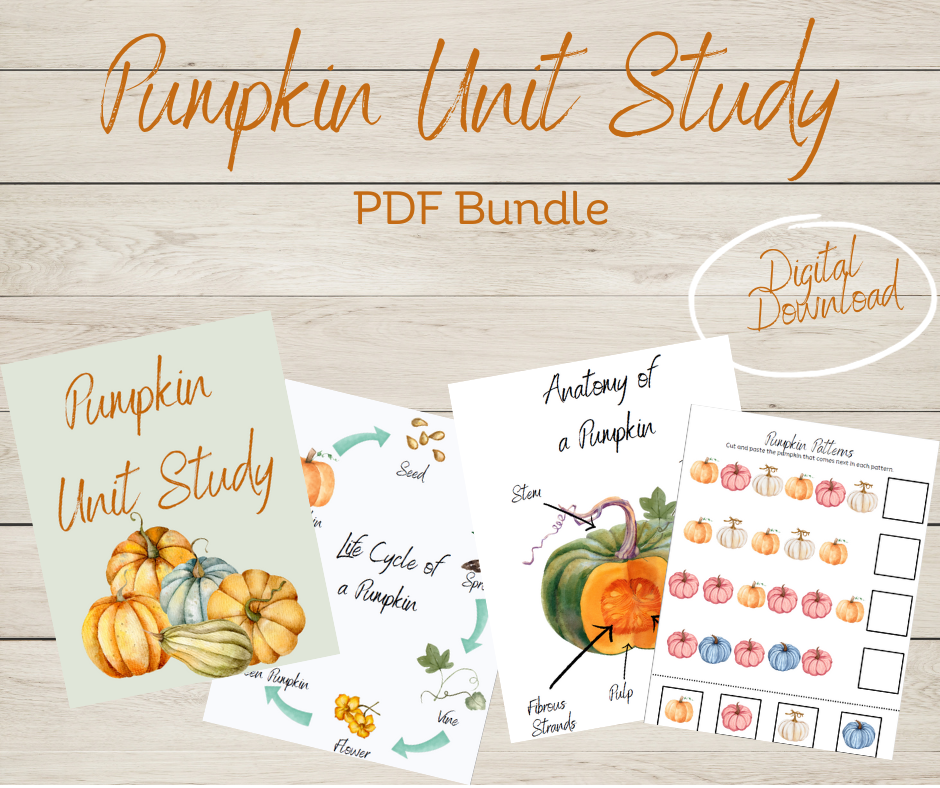 Pumpkin Unit Study - Anchored Homeschool Resource Center