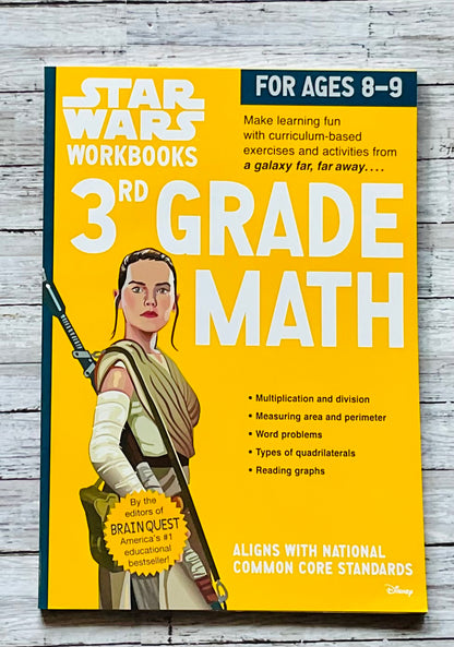 Star Wars 3rd Grade Math Workbook - Anchored Homeschool Resource Center