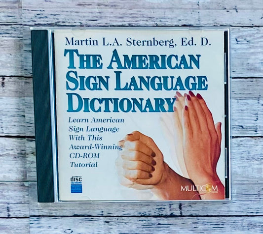 The American Sign Language Dictionary CD - Anchored Homeschool Resource Center