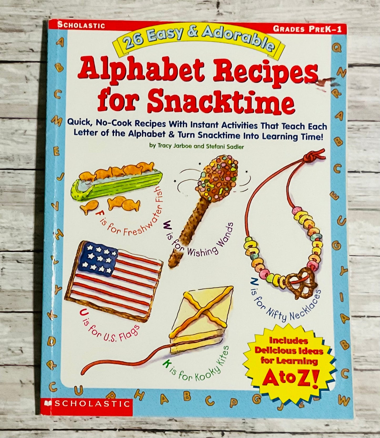 Alphabet Recipes for Snack time - Anchored Homeschool Resource Center