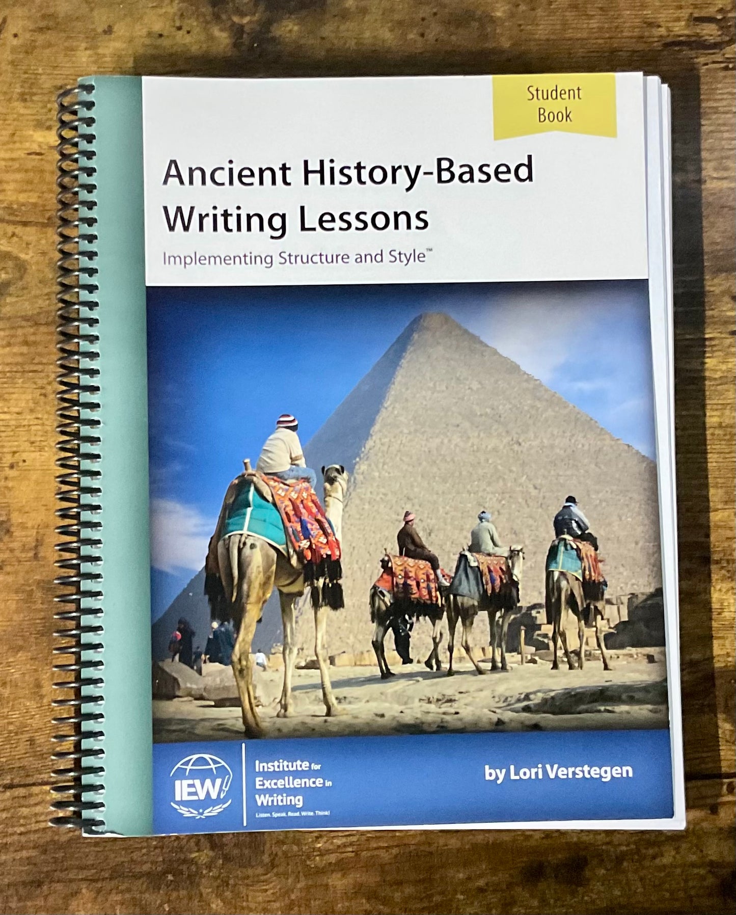 Ancient History-Based Writing Lessons - Student Book - Anchored Homeschool Resource Center