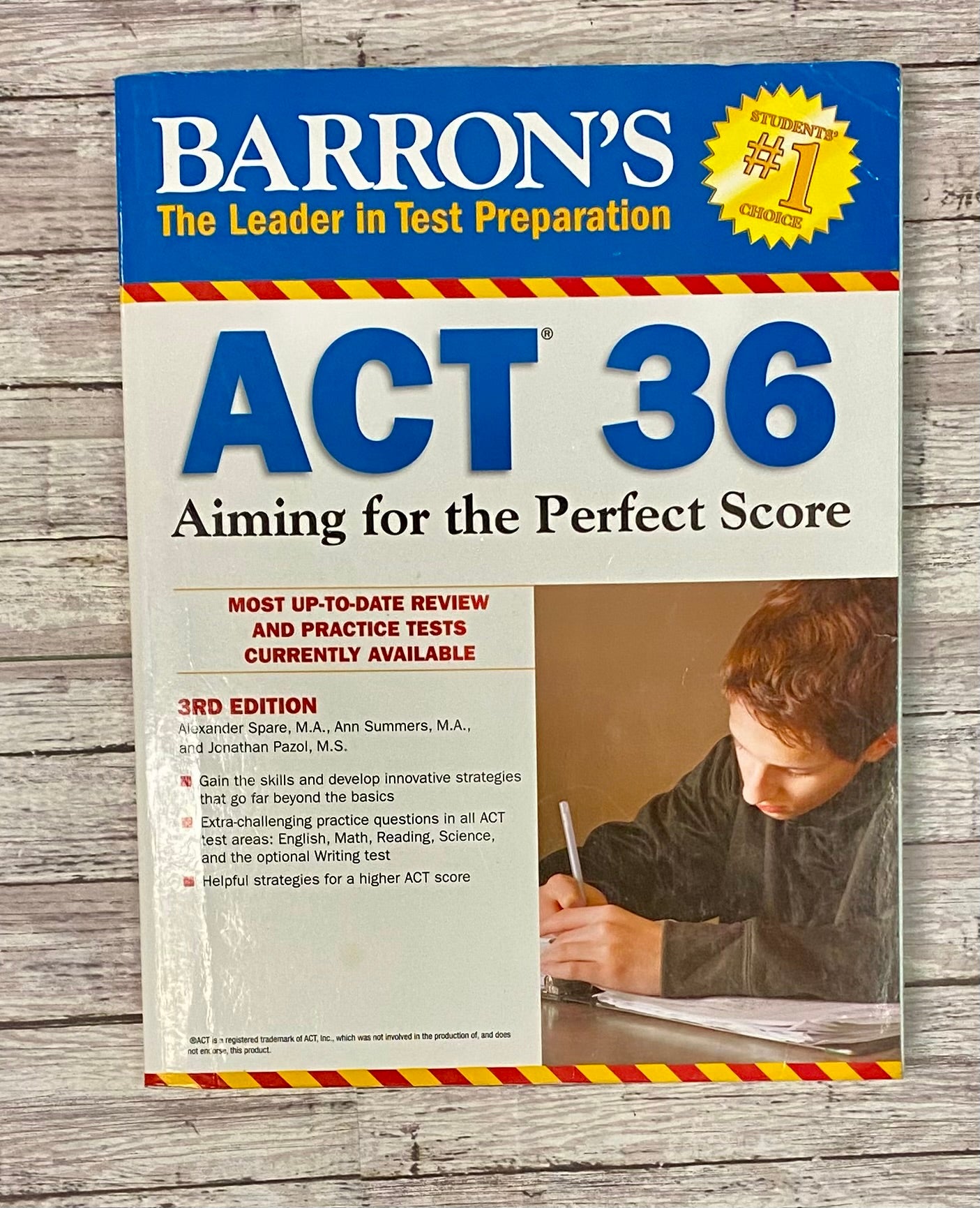 Barron's ACT 36: Aiming for the Perfect Score - Anchored Homeschool Resource Center