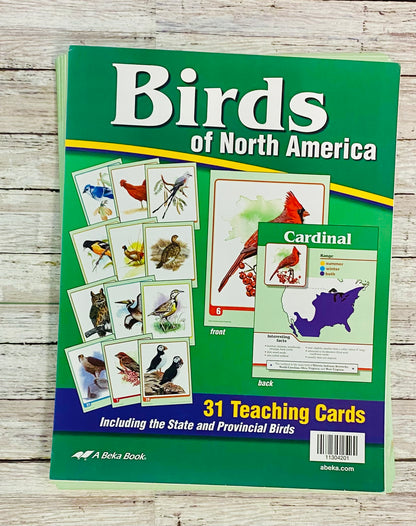 Birds of North America Teaching Cards - Anchored Homeschool Resource Center