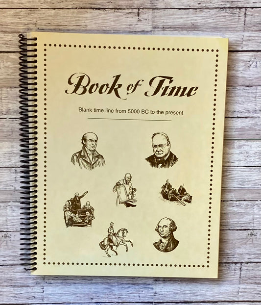 Book of Time - Blank Timeline book