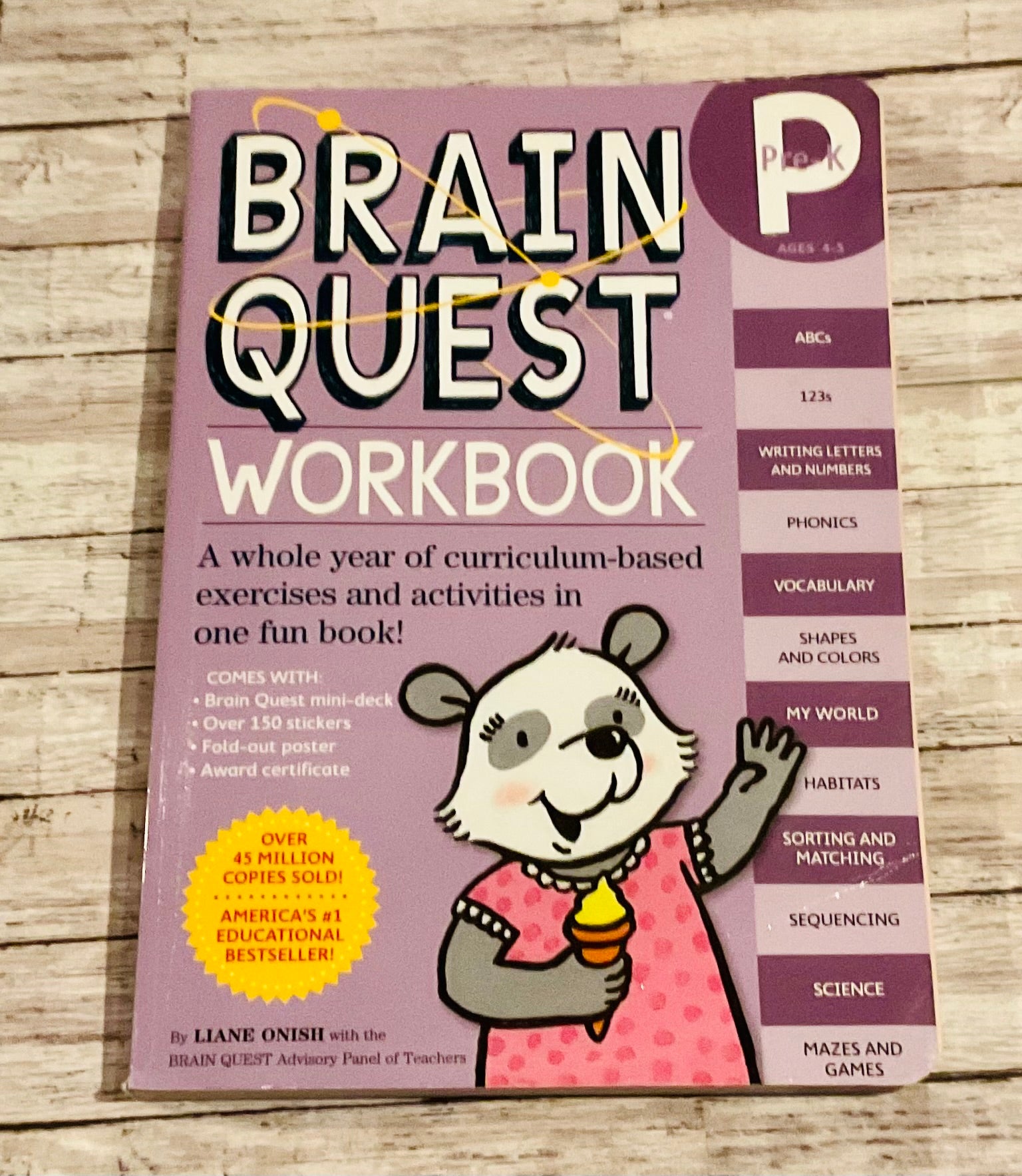 Preschool Brain Quest Workbook - Anchored Homeschool Resource Center