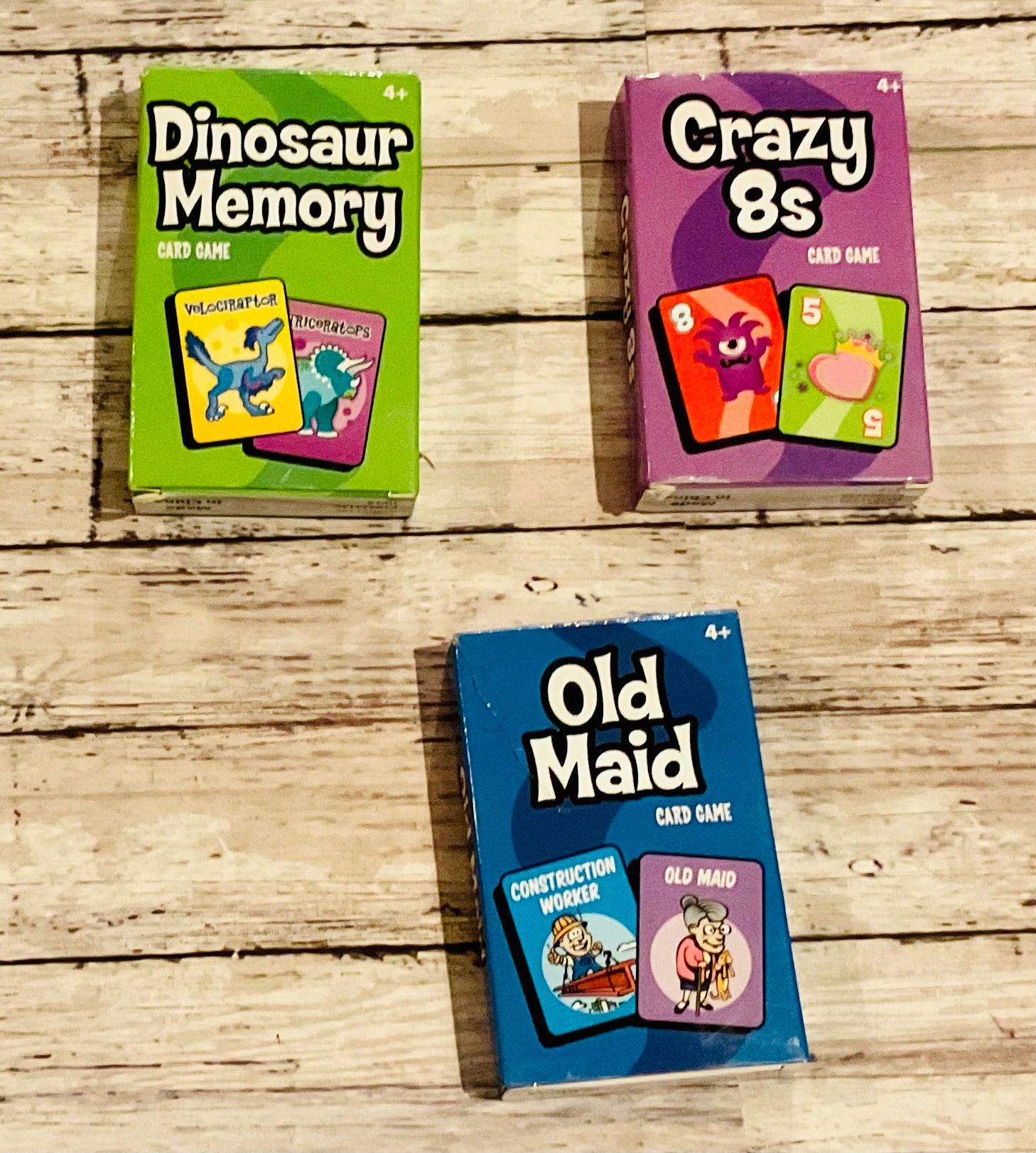 Memory, Crazy 8's and Old Maid Cards Games - Anchored Homeschool Resource Center