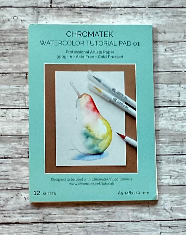 Chromatek Watercolor Tutorial Pad - Anchored Homeschool Resource Center