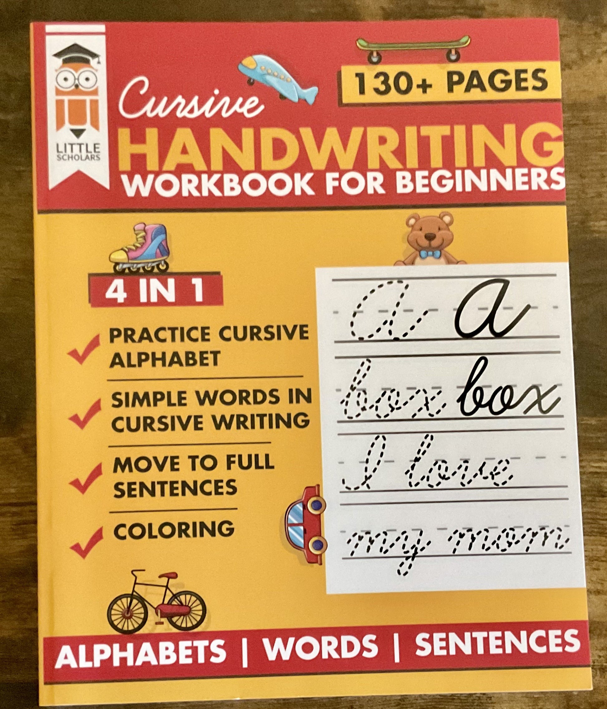 Cursive Handwriting Workbook for Beginners - Anchored Homeschool Resource Center
