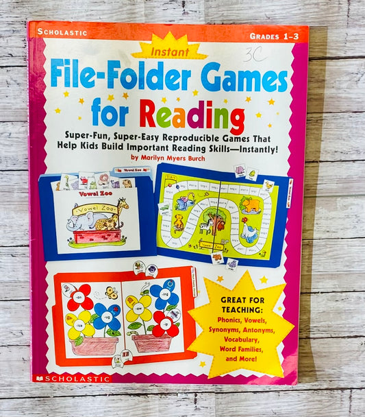 File-Folder Games for Reading - Anchored Homeschool Resource Center