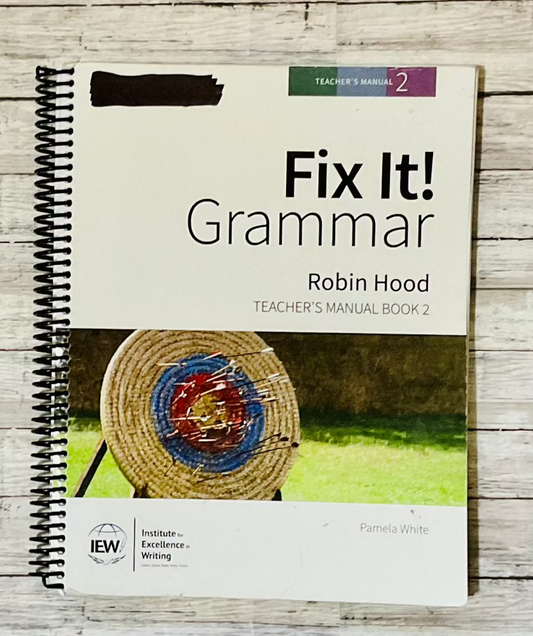 Fix It Grammar Robin Hood