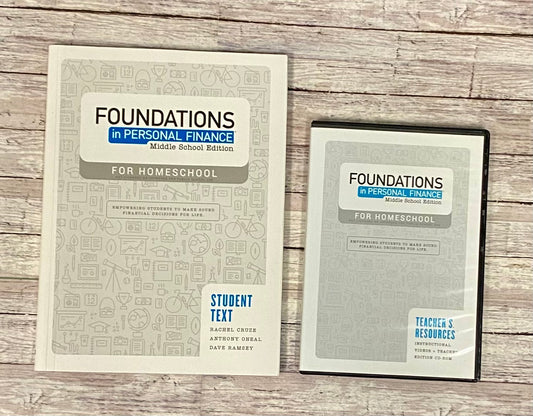 Foundations in Personal Finance for Middle School - Anchored Homeschool Resource Center