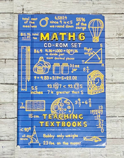 Teaching Textbooks Math 6 Set