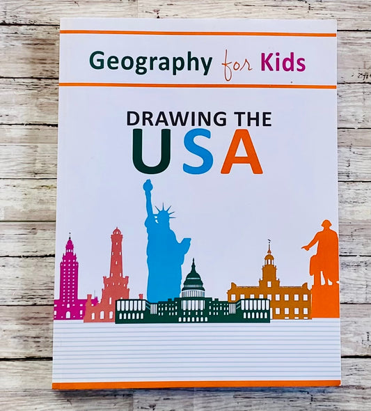 Geography for Kids: Drawing the USA - Anchored Homeschool Resource Center