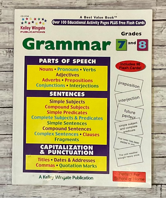 Grammar 7 and 8