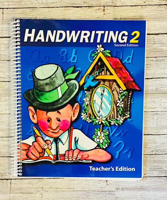 BJU Handwriting 2 - Anchored Homeschool Resource Center