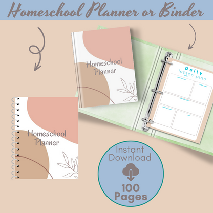Homeschool Teacher Planner - Anchored Homeschool Resource Center