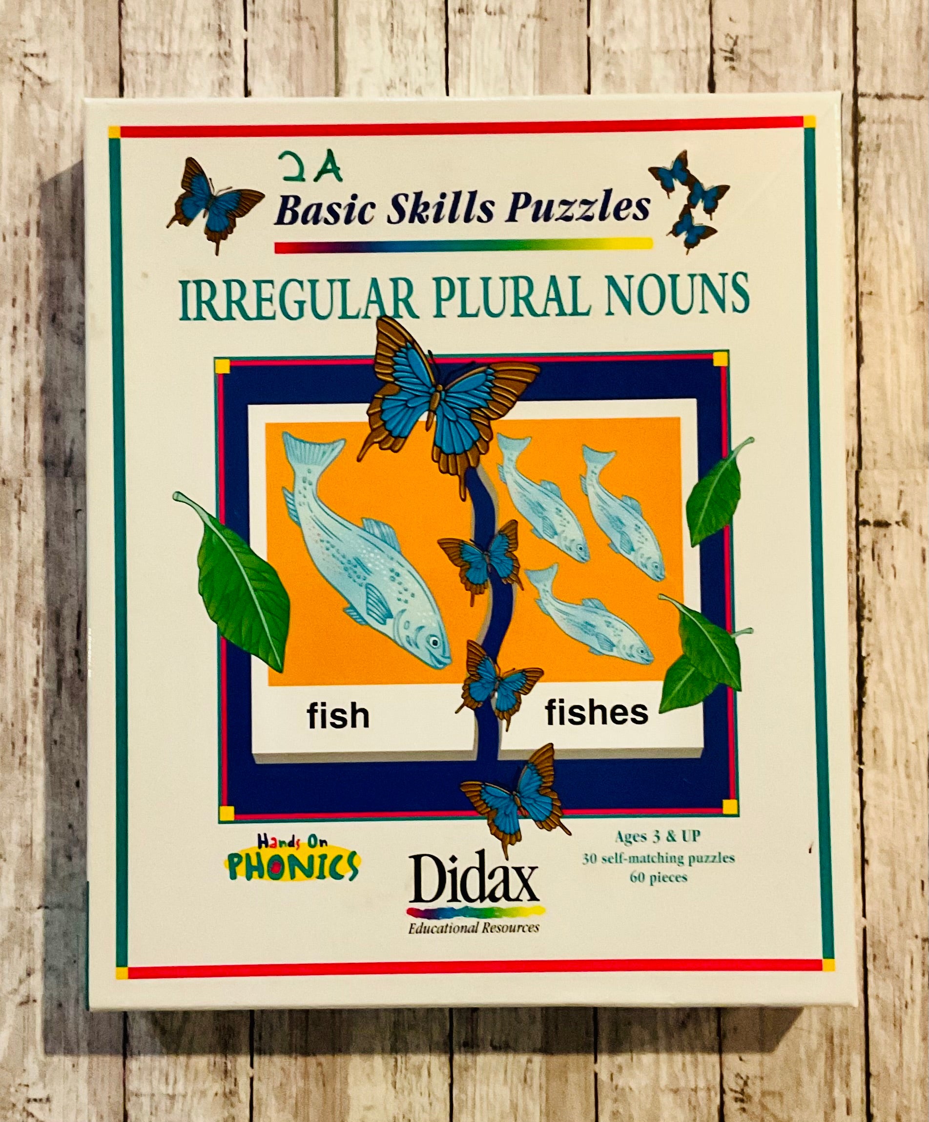 Irregular Plural Nouns Puzzles - Anchored Homeschool Resource Center