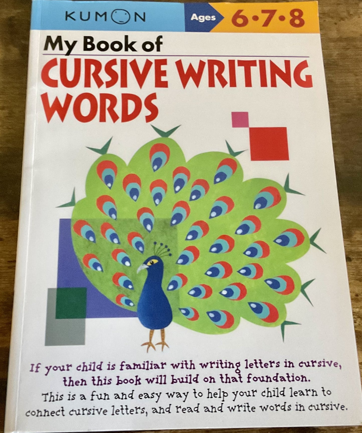 My Book of Cursive Writing Words - Anchored Homeschool Resource Center