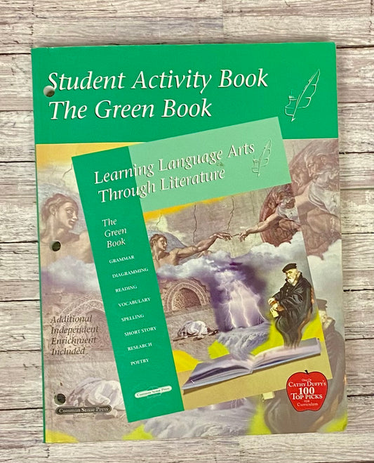 Learning Language Arts Through Literature Green Book Activity Book