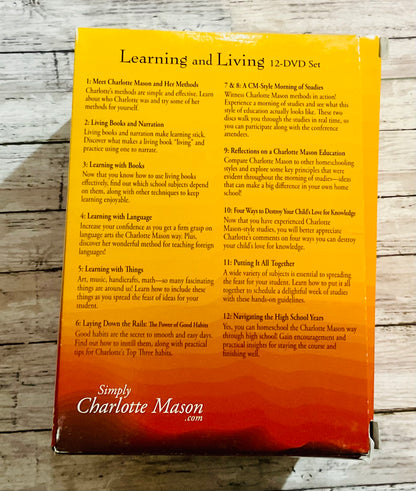 Learning and Living: Homeschooling the Chralotte Mason Way - Anchored Homeschool Resource Center