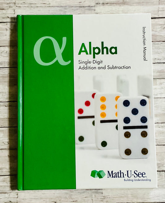 Math-U-See Alpha - Anchored Homeschool Resource Center