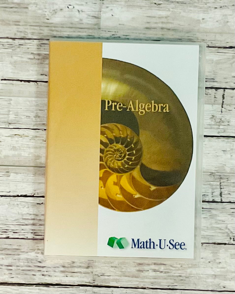 Math-U-See Pre-Algebra DVD - Anchored Homeschool Resource Center