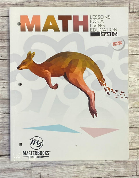 Master Books Math 6 Workbook