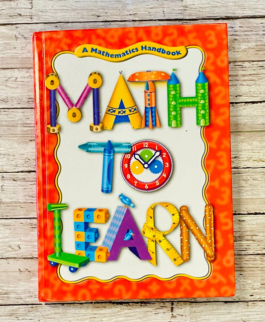 Math to Learn - Anchored Homeschool Resource Center