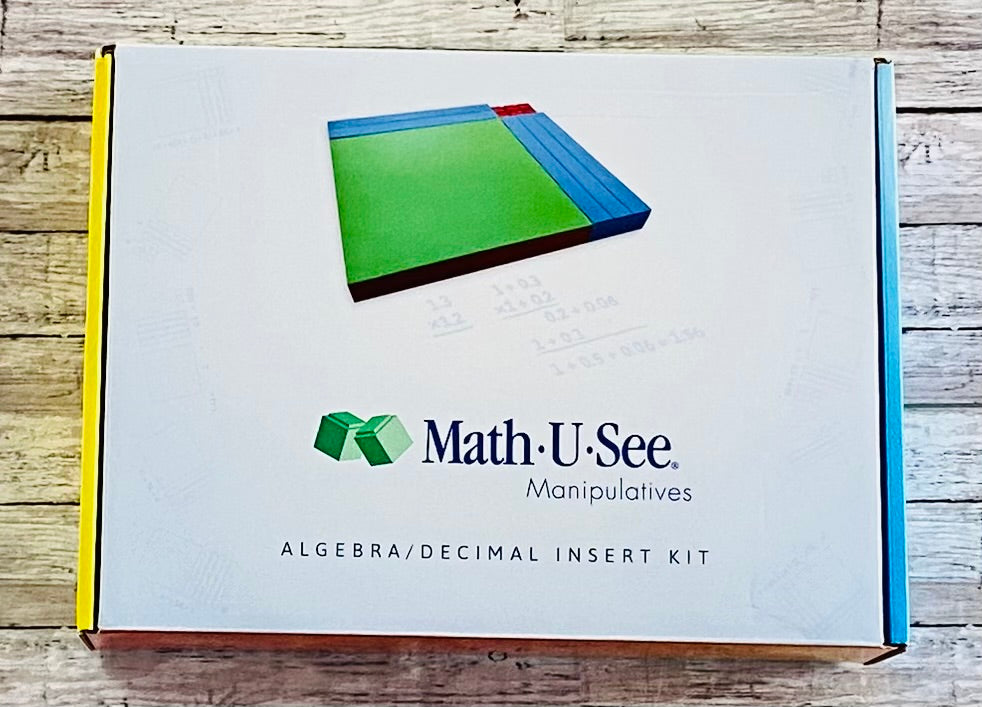 Math-U-See Algebra/Decimal Insert Kit - Anchored Homeschool Resource Center