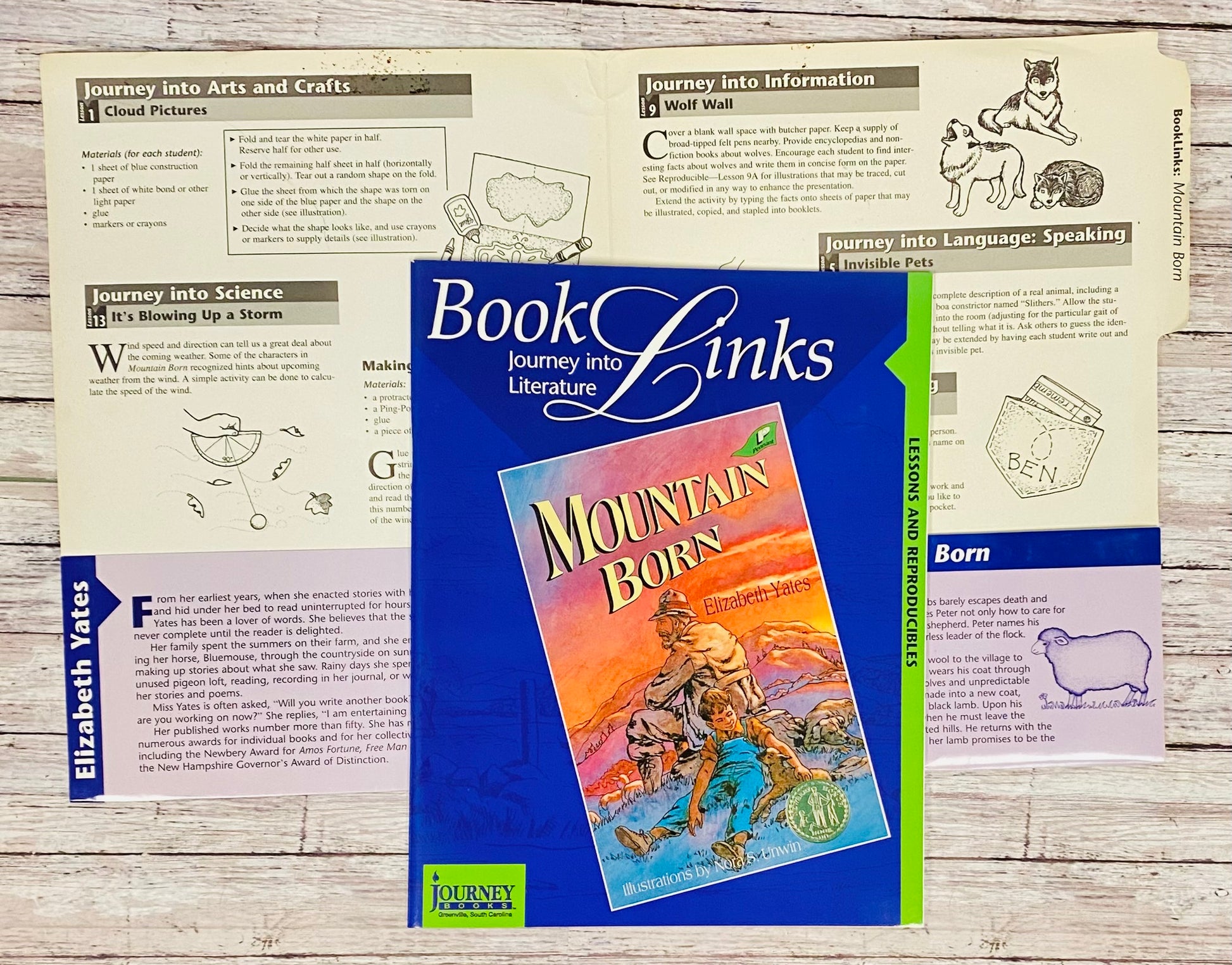 Mountain Born Book Links - Anchored Homeschool Resource Center