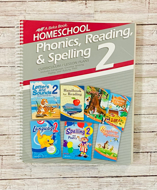 A Beka Phonics, Reading & Spelling 2 - Anchored Homeschool Resource Center