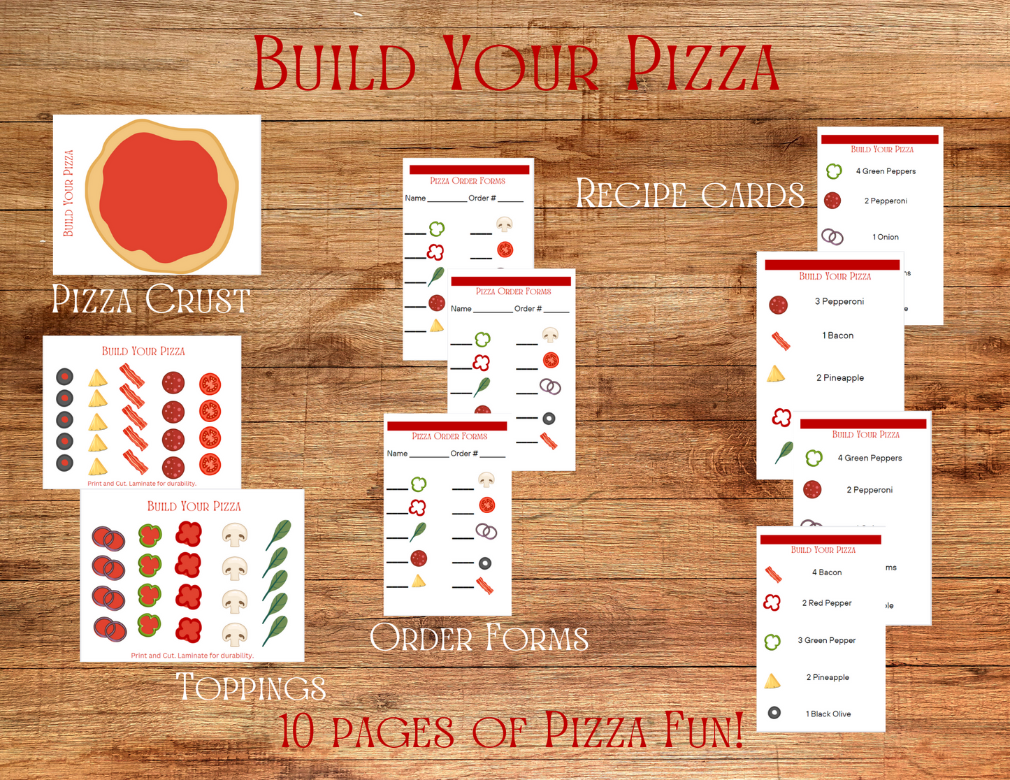 Build Your Pizza - Anchored Homeschool Resource Center