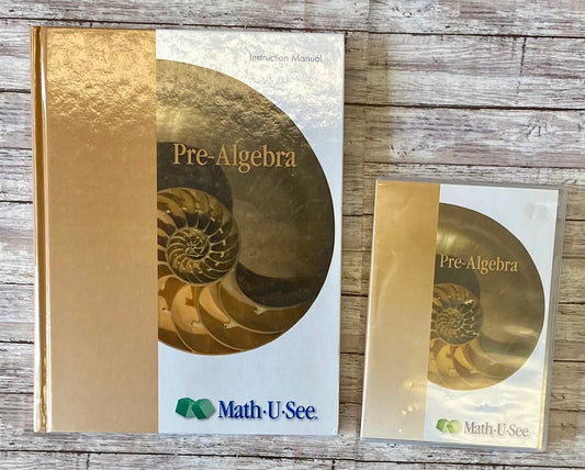 Math-U-See Pre-Algebra Instructor's Set - Anchored Homeschool Resource Center