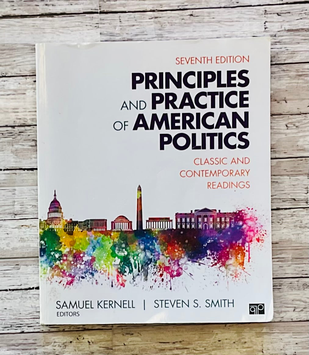 Principles and Practice of American Politics - Anchored Homeschool Resource Center