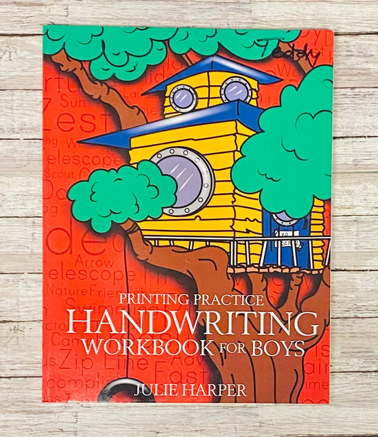 Printing Practice Handwriting Workbook for Boys