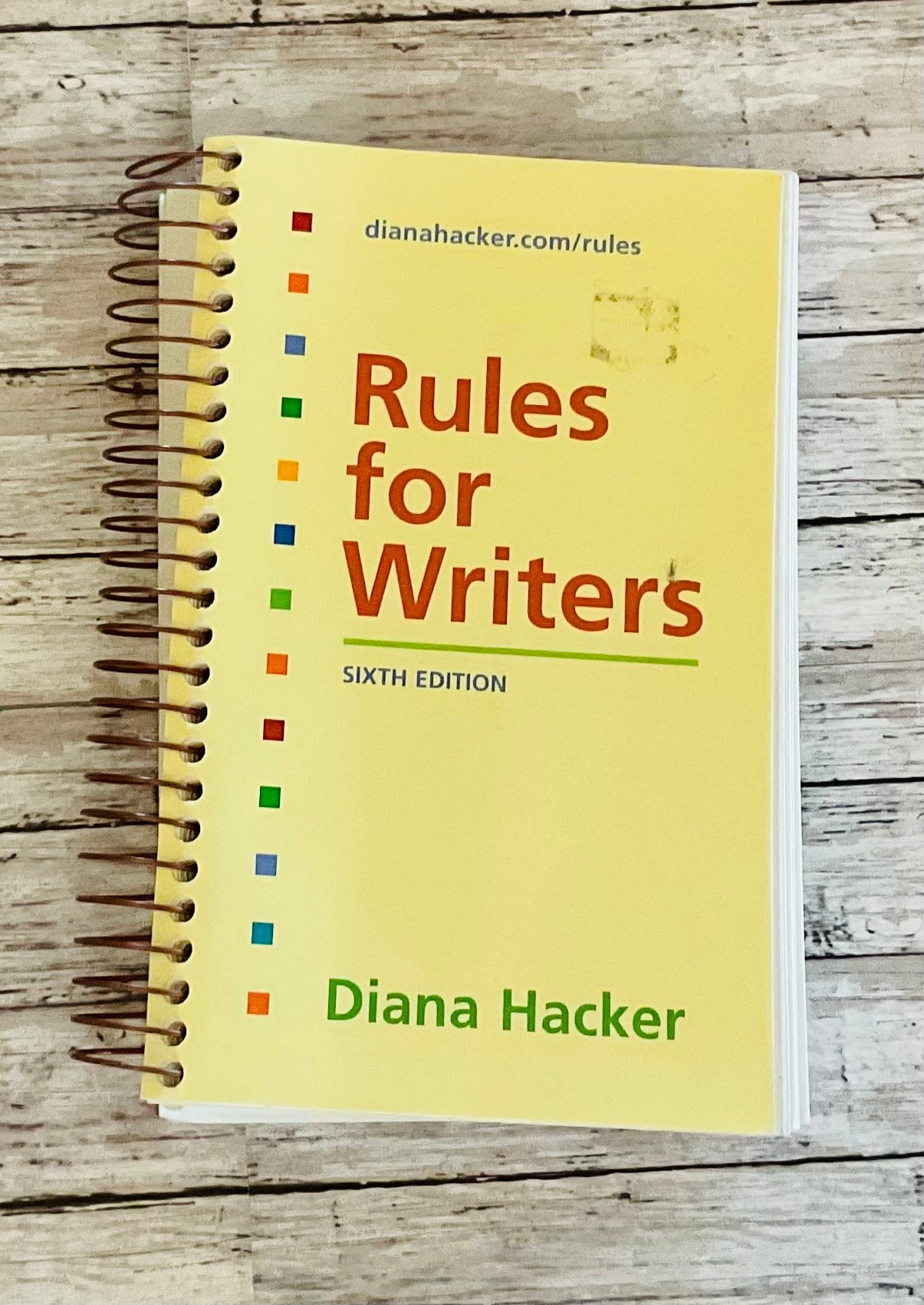 Rules for Writers - Anchored Homeschool Resource Center