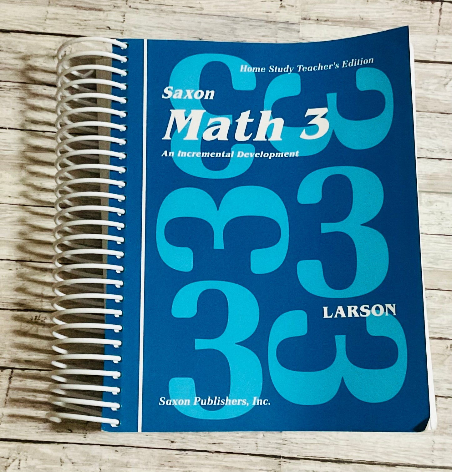 Saxon Math 3 Home Study Teacher's Edition - Anchored Homeschool Resource Center
