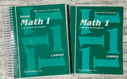 Saxon math 1 set