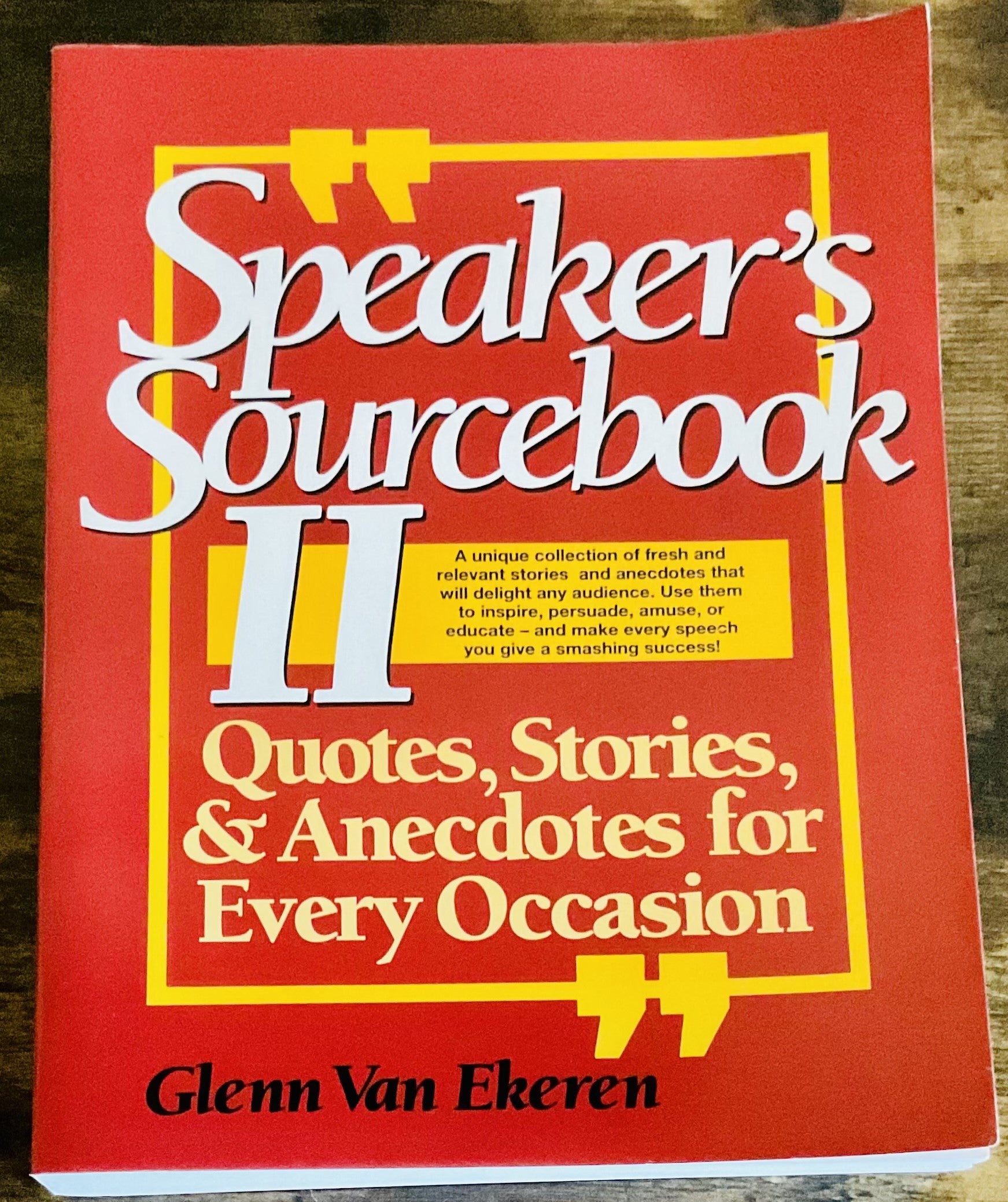 Speaker's Sourcebook - Anchored Homeschool Resource Center