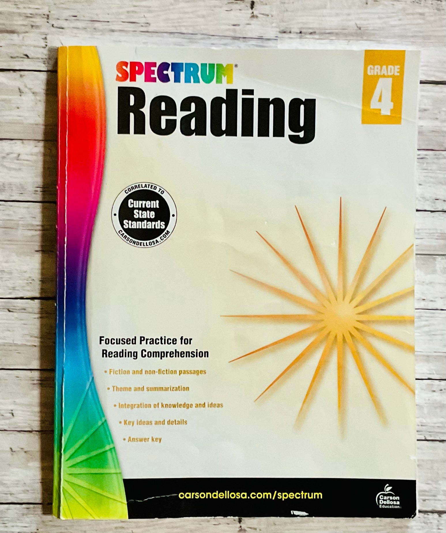 Spectrum Reading Grade 4 - Anchored Homeschool Resource Center