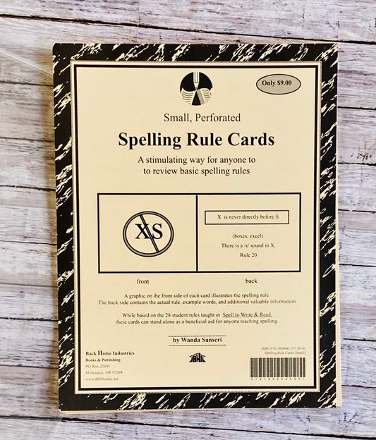 Spell to Write and Read Spelling Cards - Anchored Homeschool Resource Center