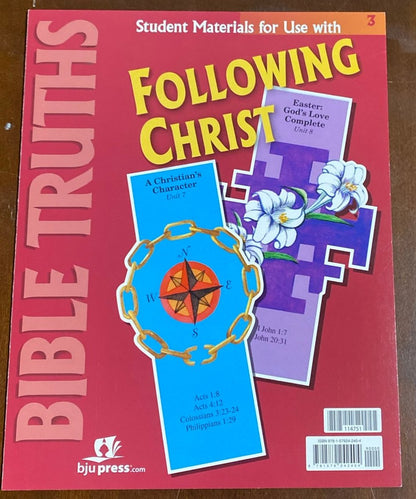 BJU Bible Truths 3 Following Christ - 3rd Grade