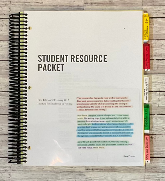 Student Resource Packet