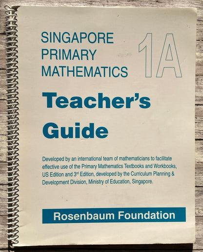 Singapore Math Primary Mathematics 1A Set