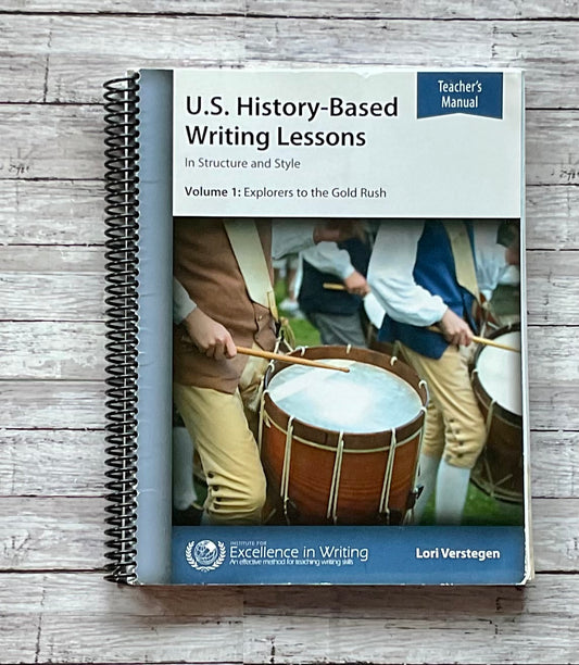 U.S. History-Based Writing Lesson Volume 1 - Anchored Homeschool Resource Center