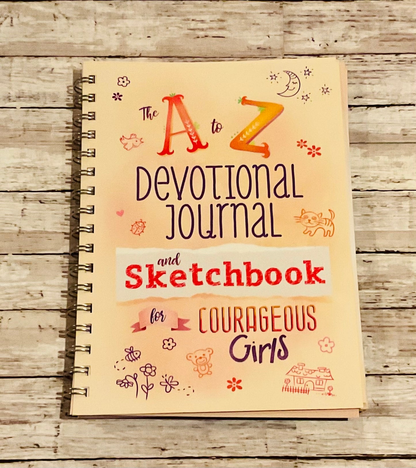 The A to Z Devotional Journal and Sketchbook for Courageous Girls - Anchored Homeschool Resource Center