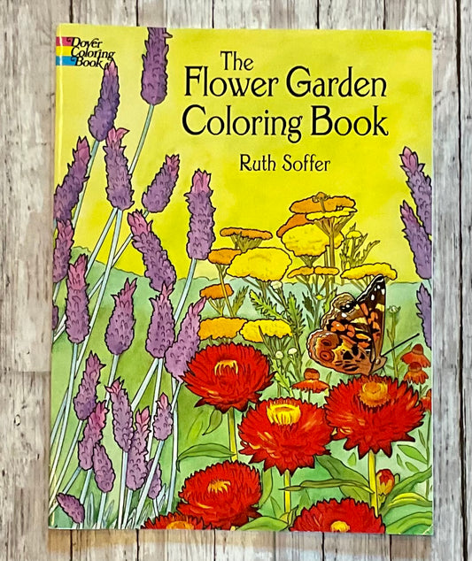 The Flower Garden Coloring Book - Anchored Homeschool Resource Center