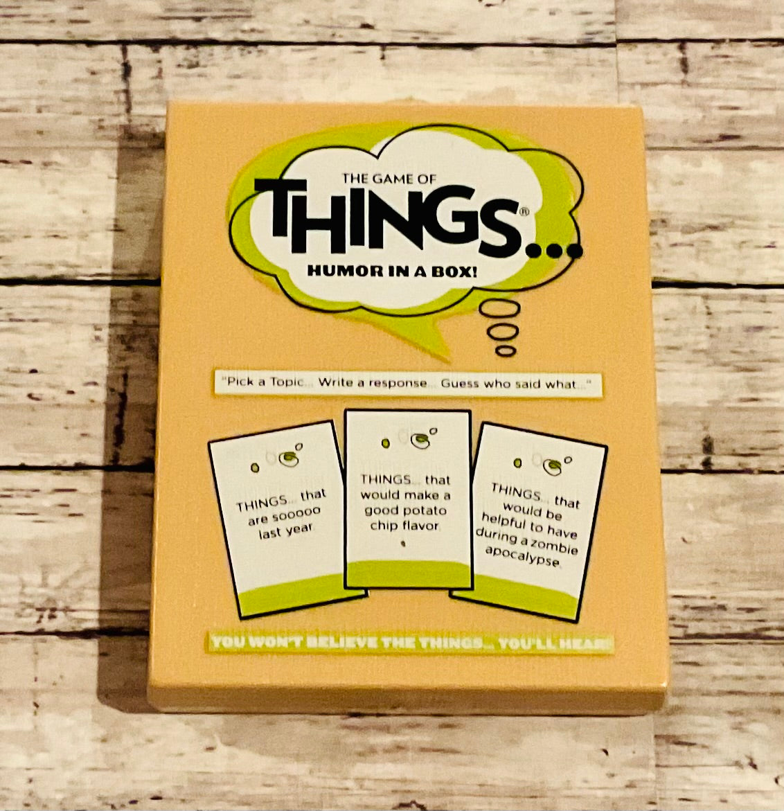 The Game of Things - Anchored Homeschool Resource Center