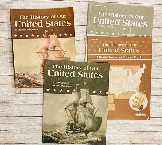 A Beka The History of Our United States Set - Anchored Homeschool Resource Center